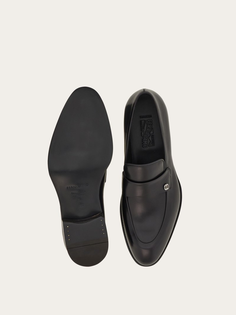 Ferragamo | Men's Tramezza Loafer - Black