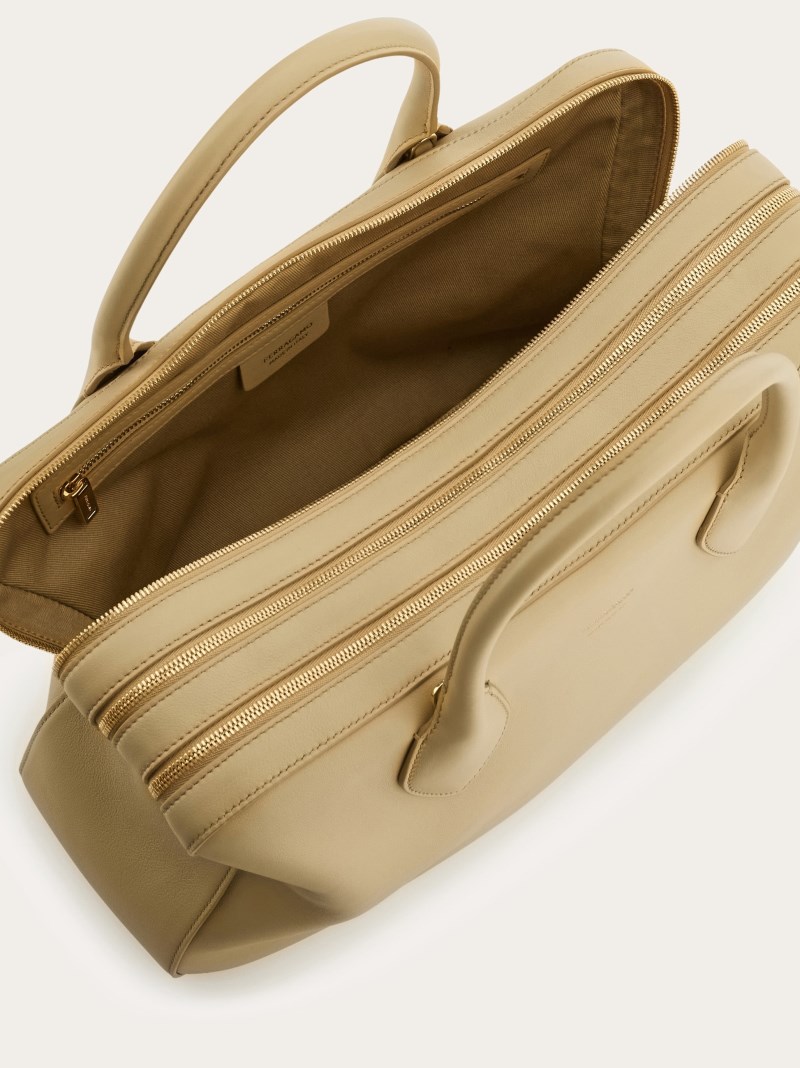 Ferragamo | Women's Handbag - Stone