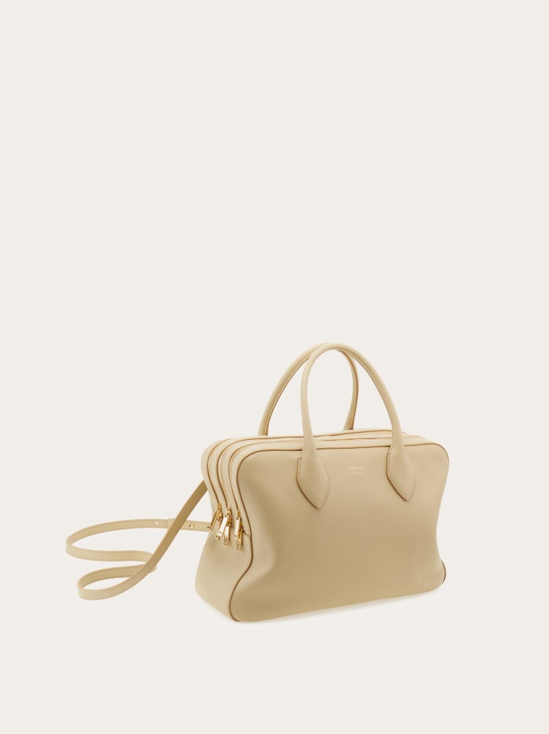 Ferragamo | Women's Handbag - Stone