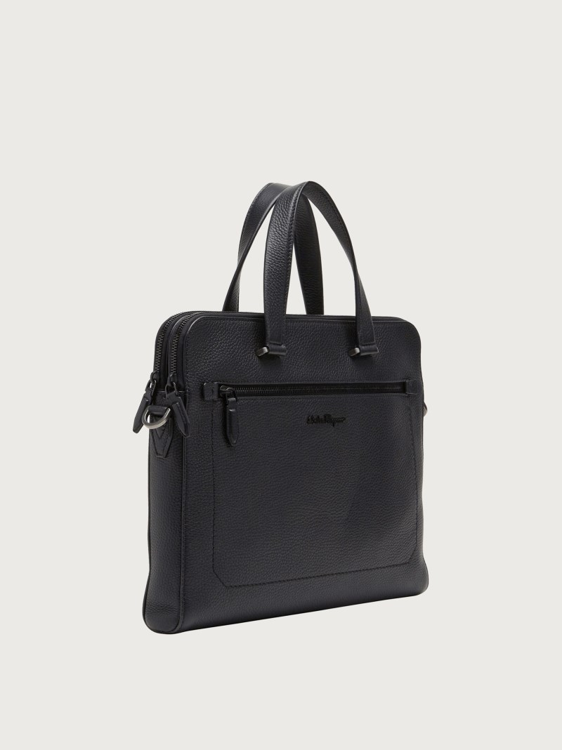 Ferragamo | Men's Business Bag - Black
