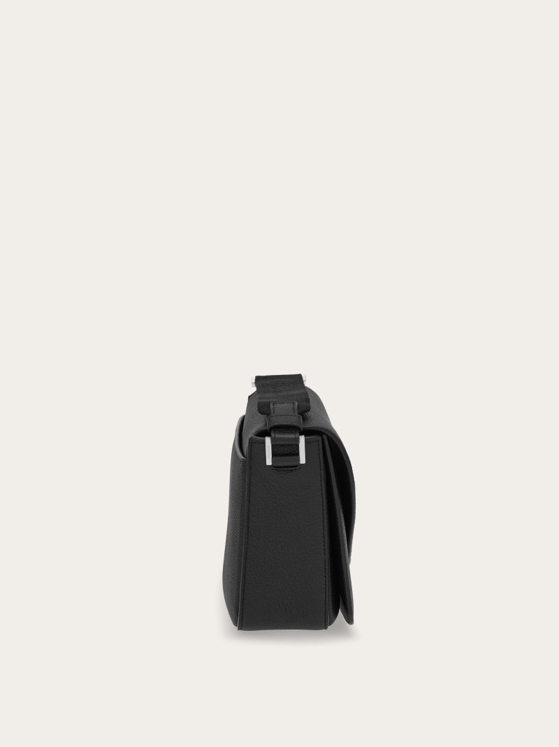 Ferragamo | Women's Fiamma Crossbody Bag - Black