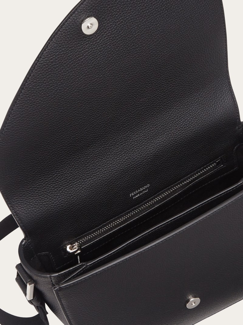 Ferragamo | Women's Fiamma Crossbody Bag - Black