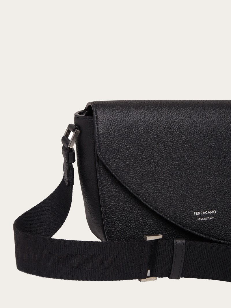Ferragamo | Women's Fiamma Crossbody Bag - Black