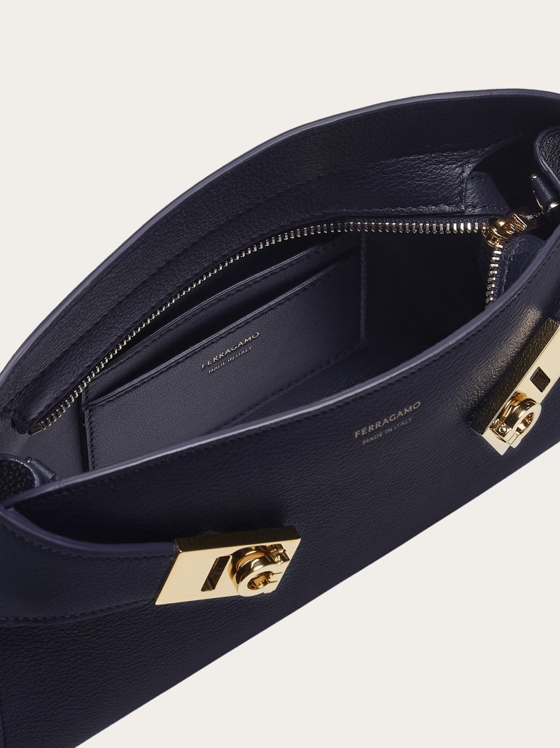 Ferragamo | Women's Hug Mini Crossbody Bag - Midnight Blue