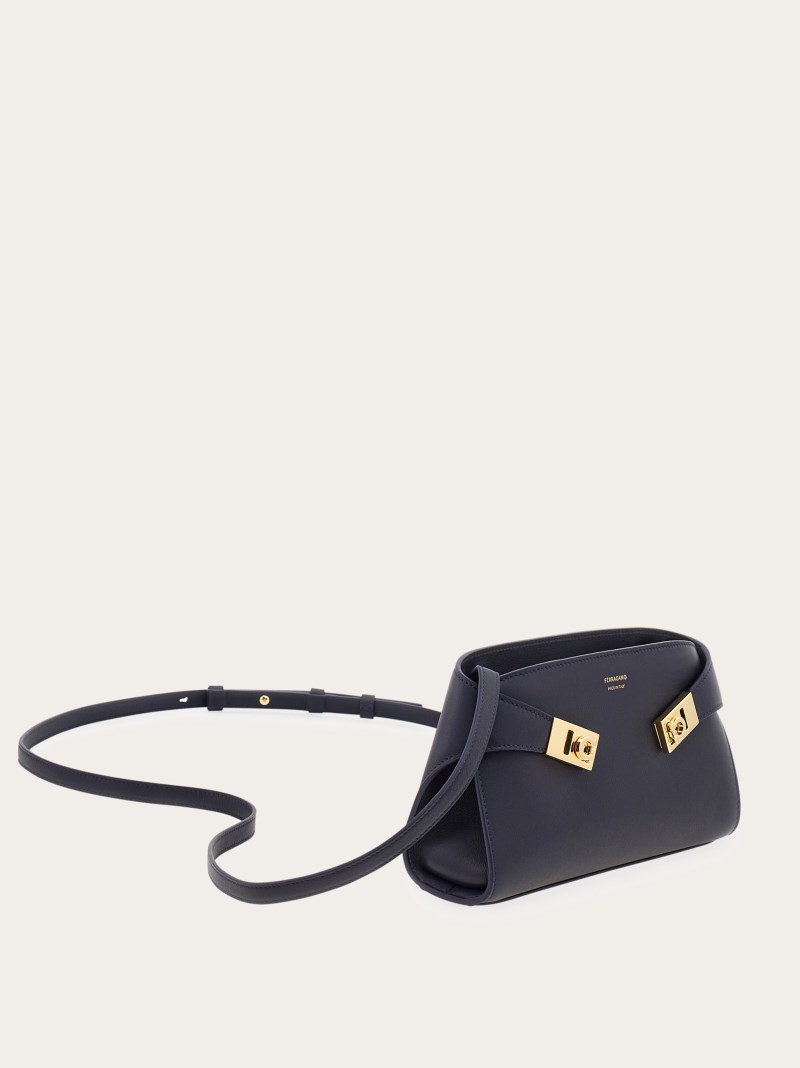 Ferragamo | Women's Hug Mini Crossbody Bag - Midnight Blue