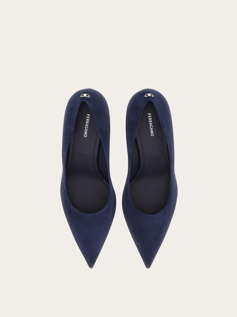 Ferragamo | Women's Pump Shoe - Midnight Blue