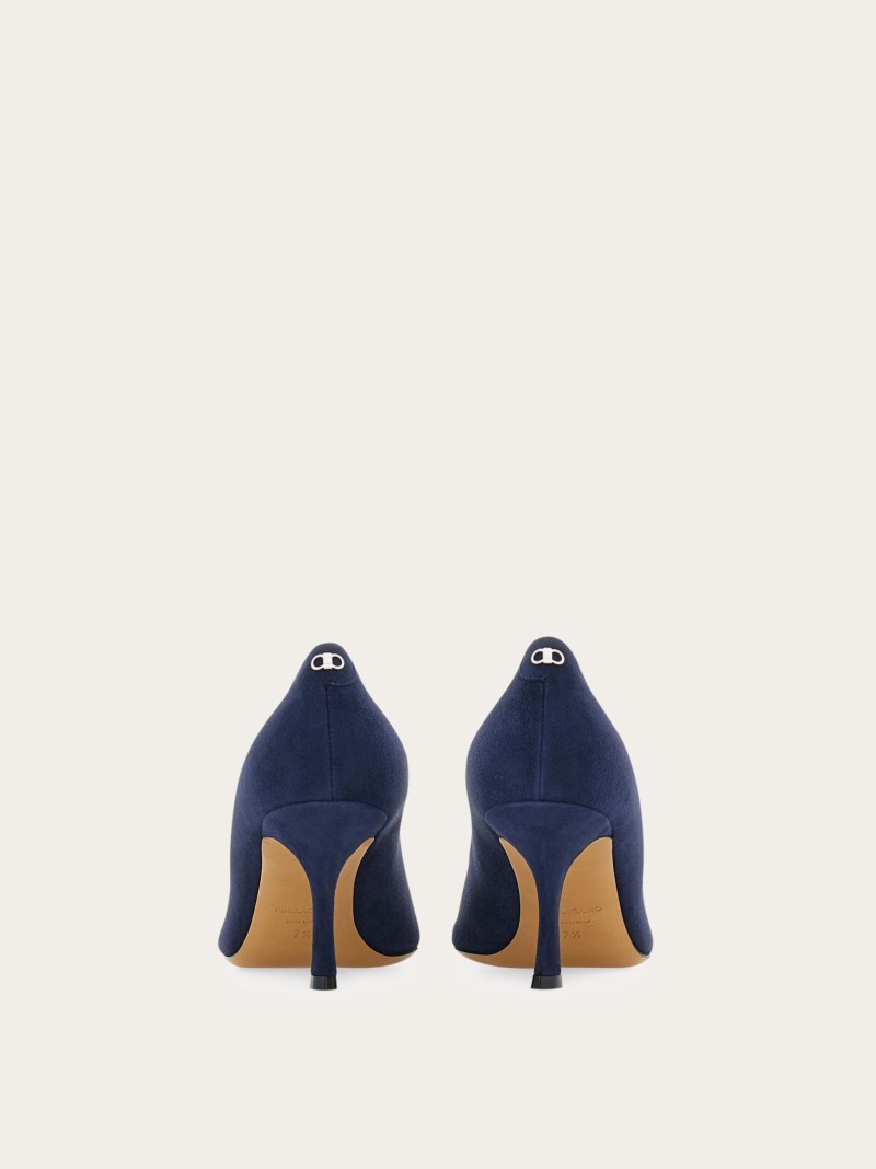 Ferragamo | Women's Pump Shoe - Midnight Blue