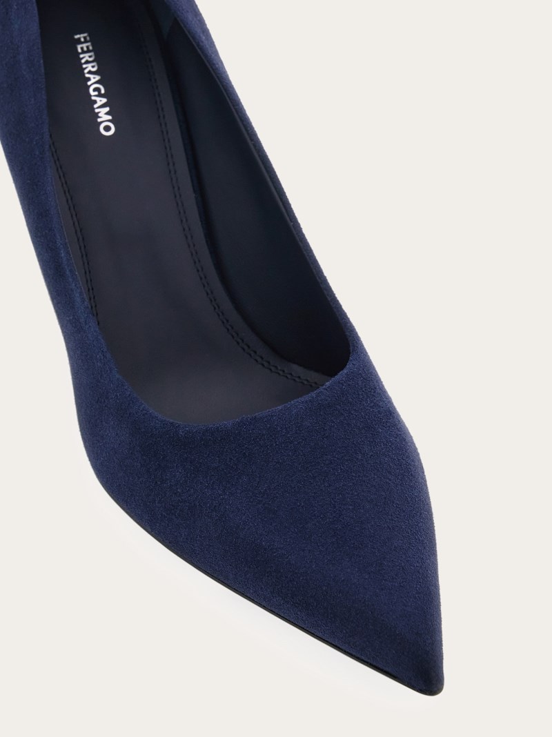 Ferragamo | Women's Pump Shoe - Midnight Blue