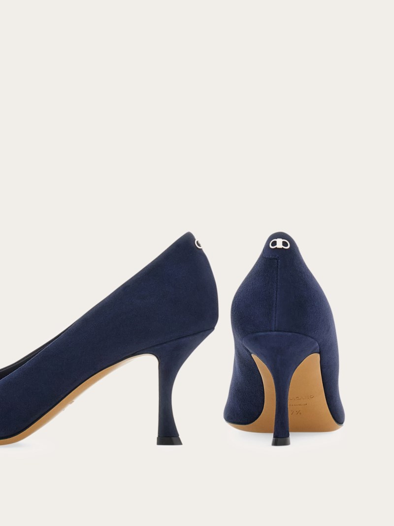 Ferragamo | Women's Pump Shoe - Midnight Blue