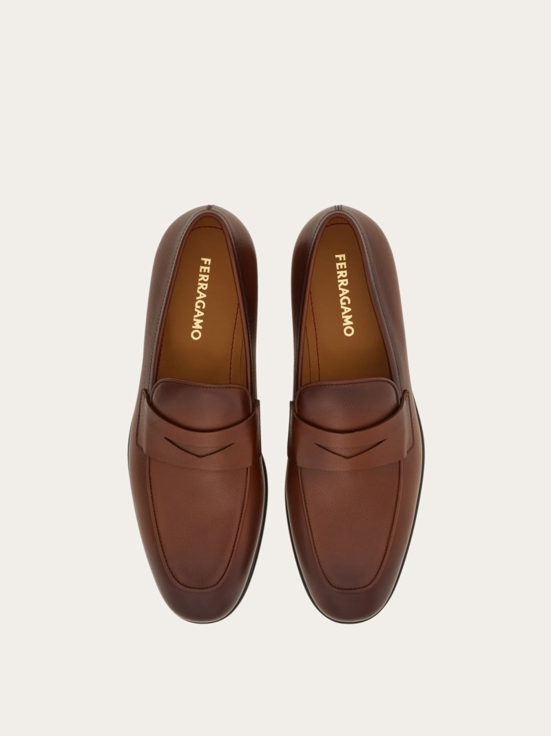 Ferragamo | Men's Penny Loafer - Brown