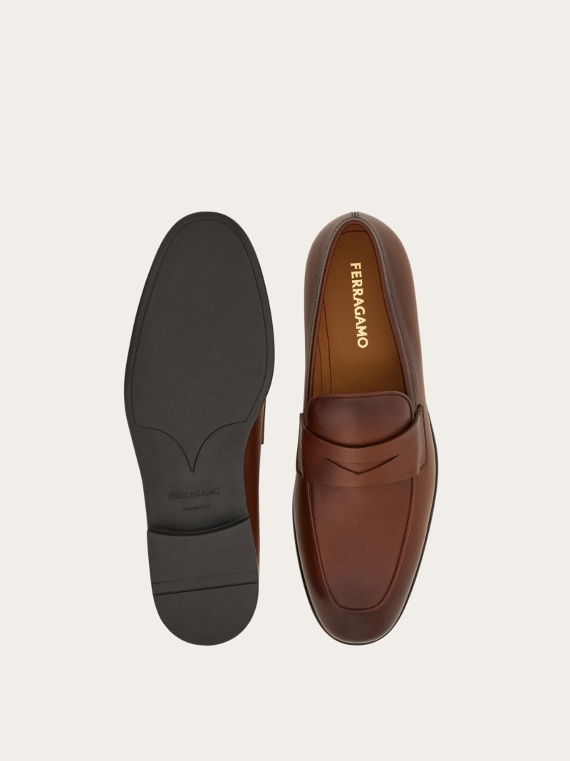 Ferragamo | Men's Penny Loafer - Brown