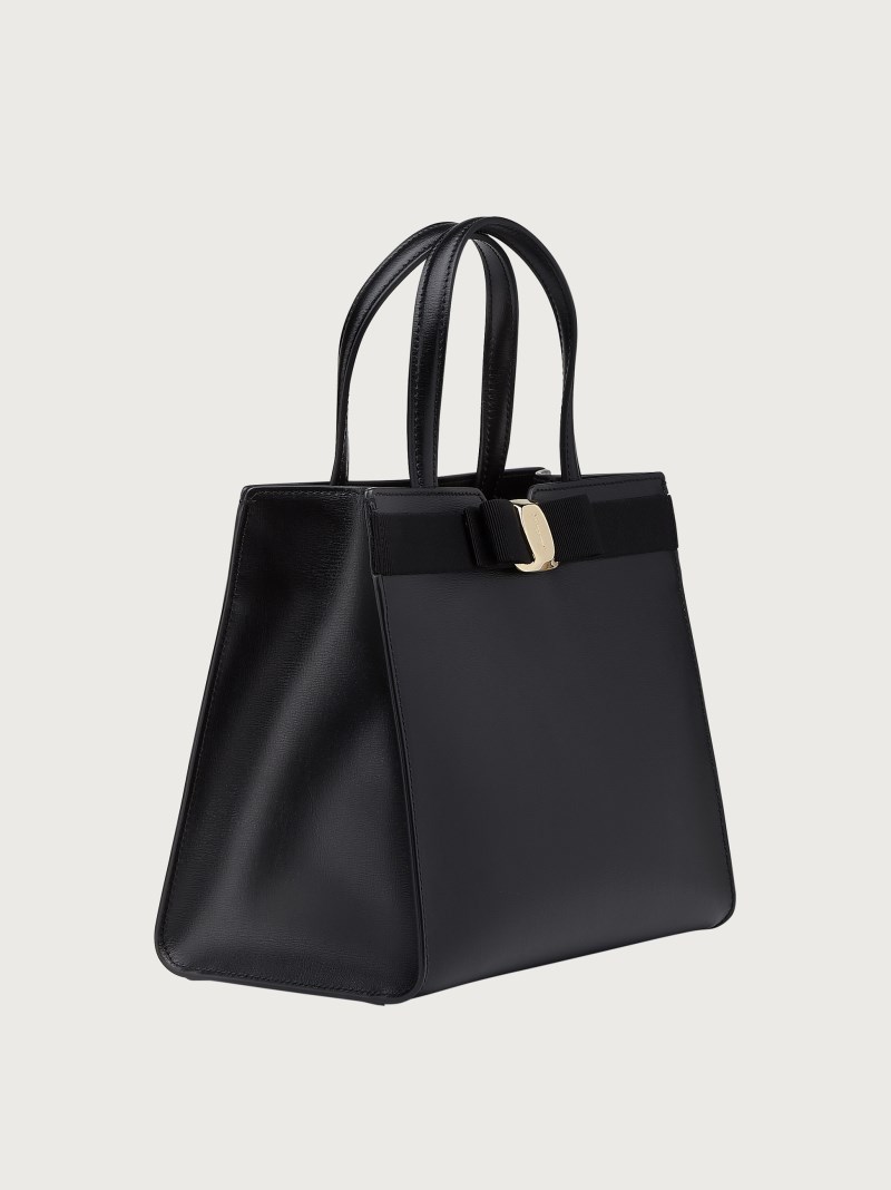 Ferragamo | Women's Vara Bow Top Handle - Black