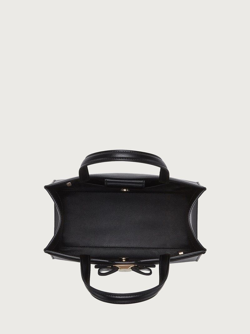 Ferragamo | Women's Vara Bow Top Handle - Black