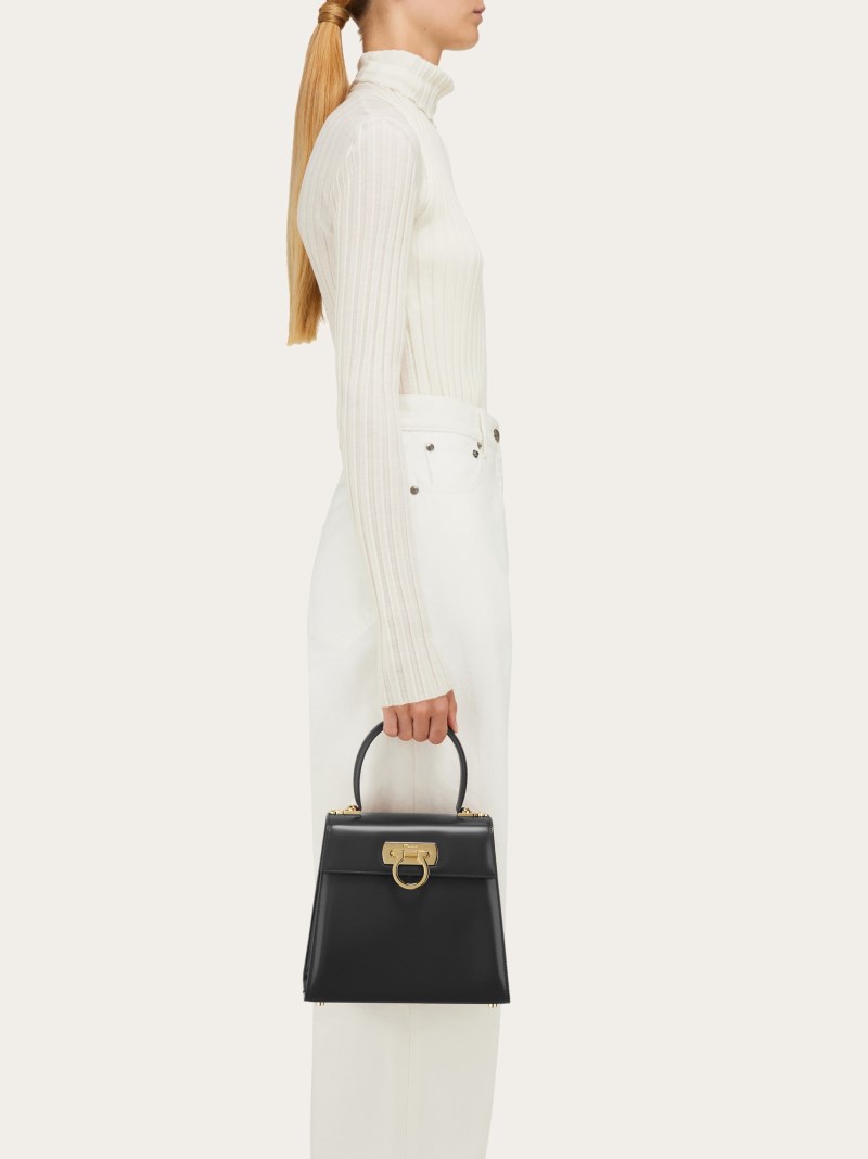Ferragamo | Women's Iconic Top Handle - Black