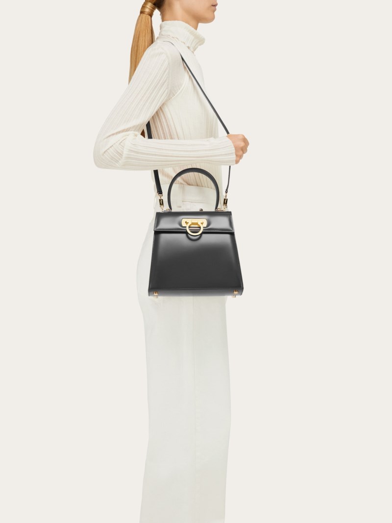 Ferragamo | Women's Iconic Top Handle - Black