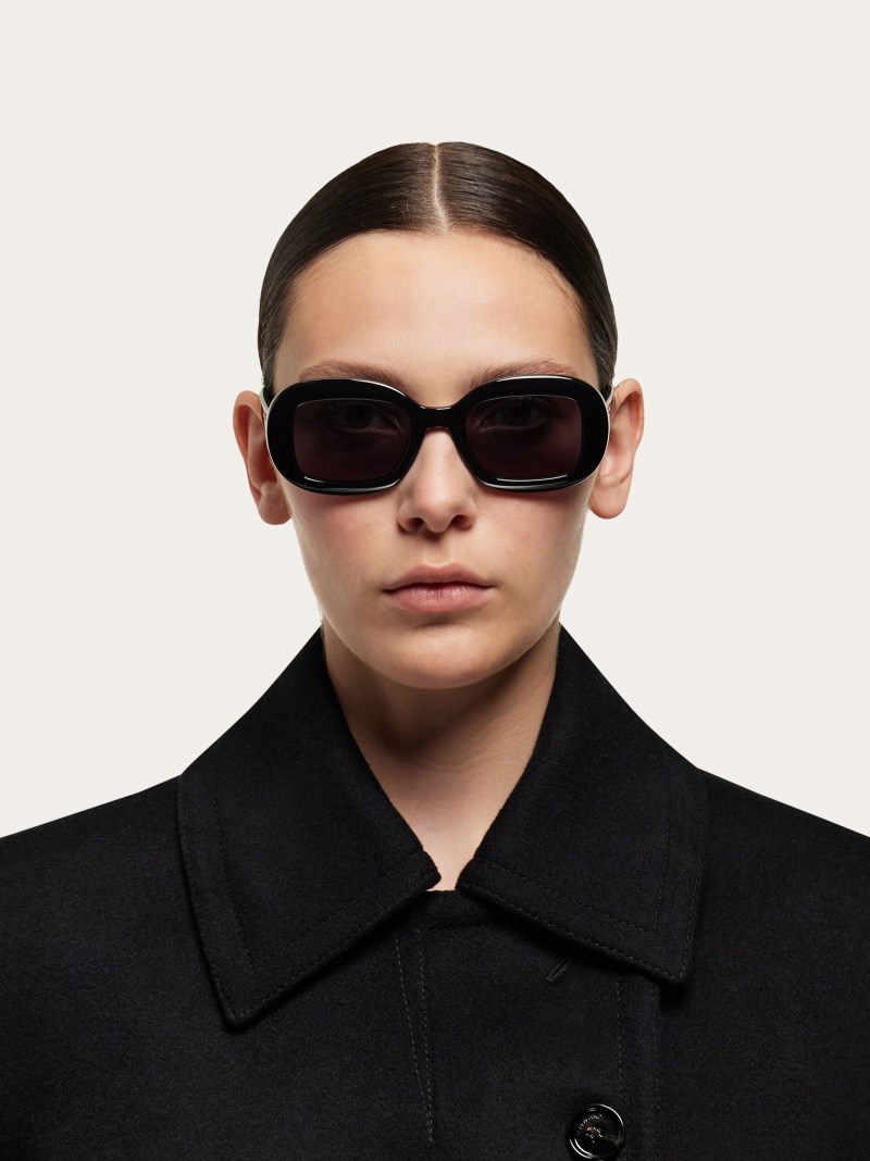 Ferragamo | Women's Sunglasses - Black/Grey