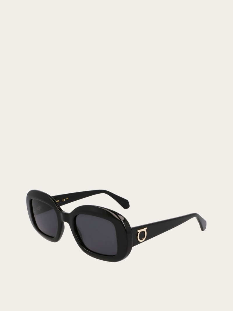 Ferragamo | Women's Sunglasses - Black/Grey