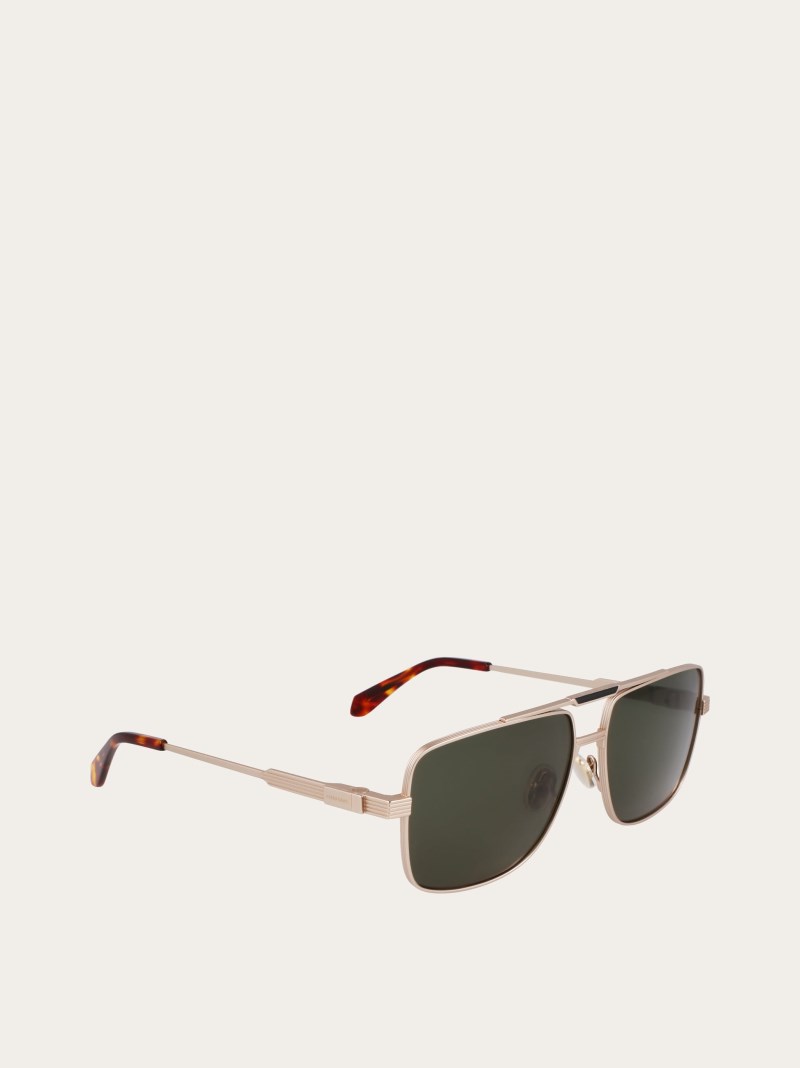 Ferragamo | Men's Sunglasses - Gold/Green