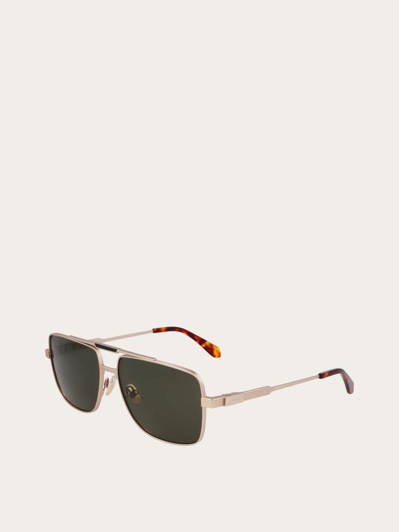 Ferragamo | Men's Sunglasses - Gold/Green