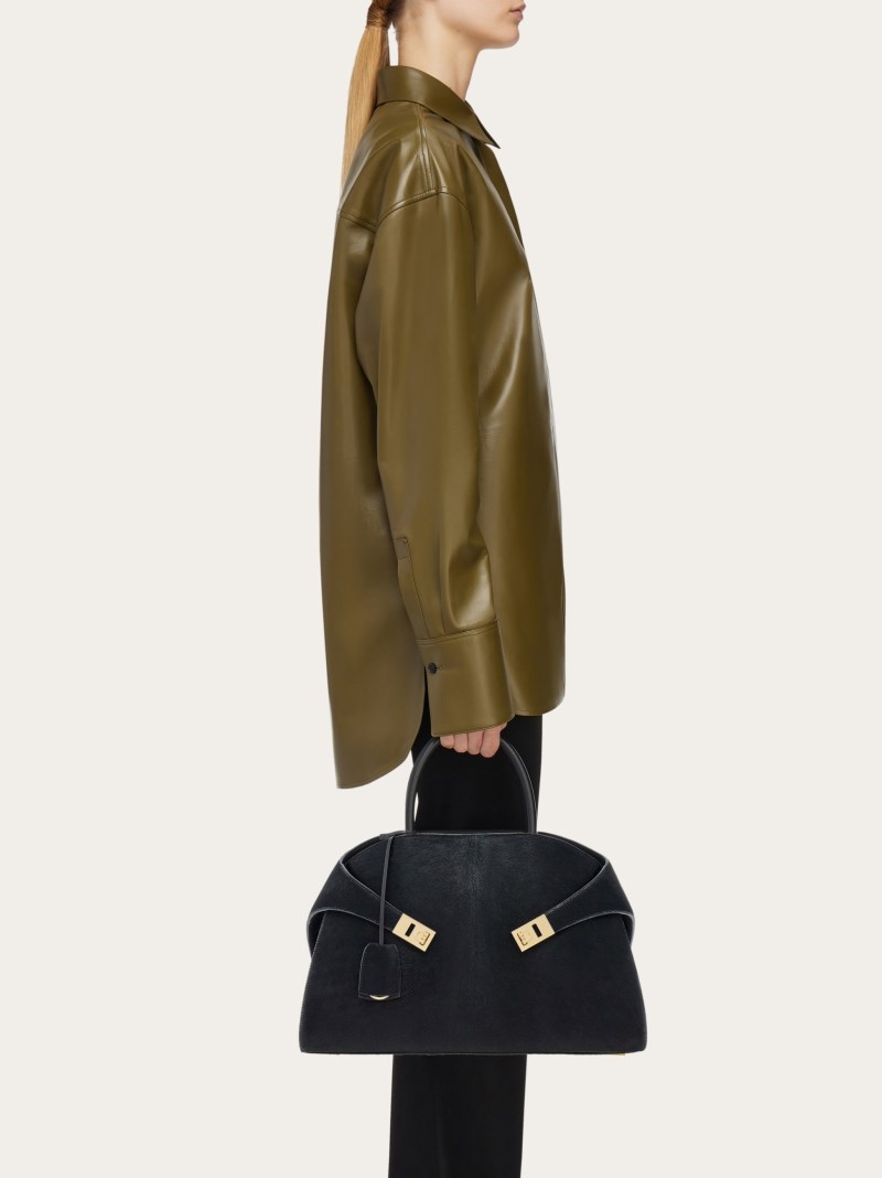 Ferragamo | Women's Hug Handbag - Black