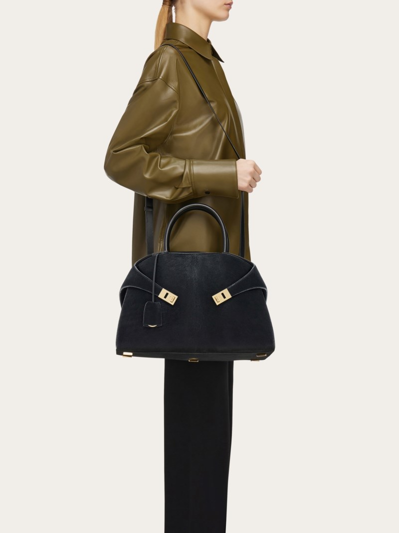 Ferragamo | Women's Hug Handbag - Black