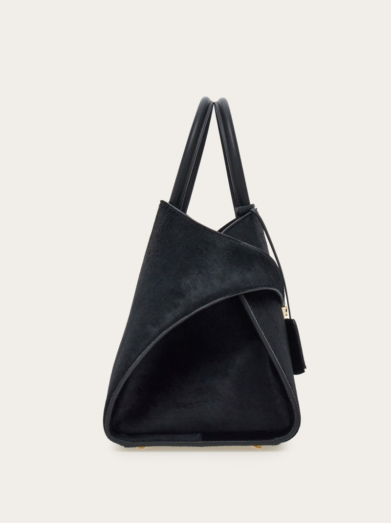 Ferragamo | Women's Hug Handbag - Black