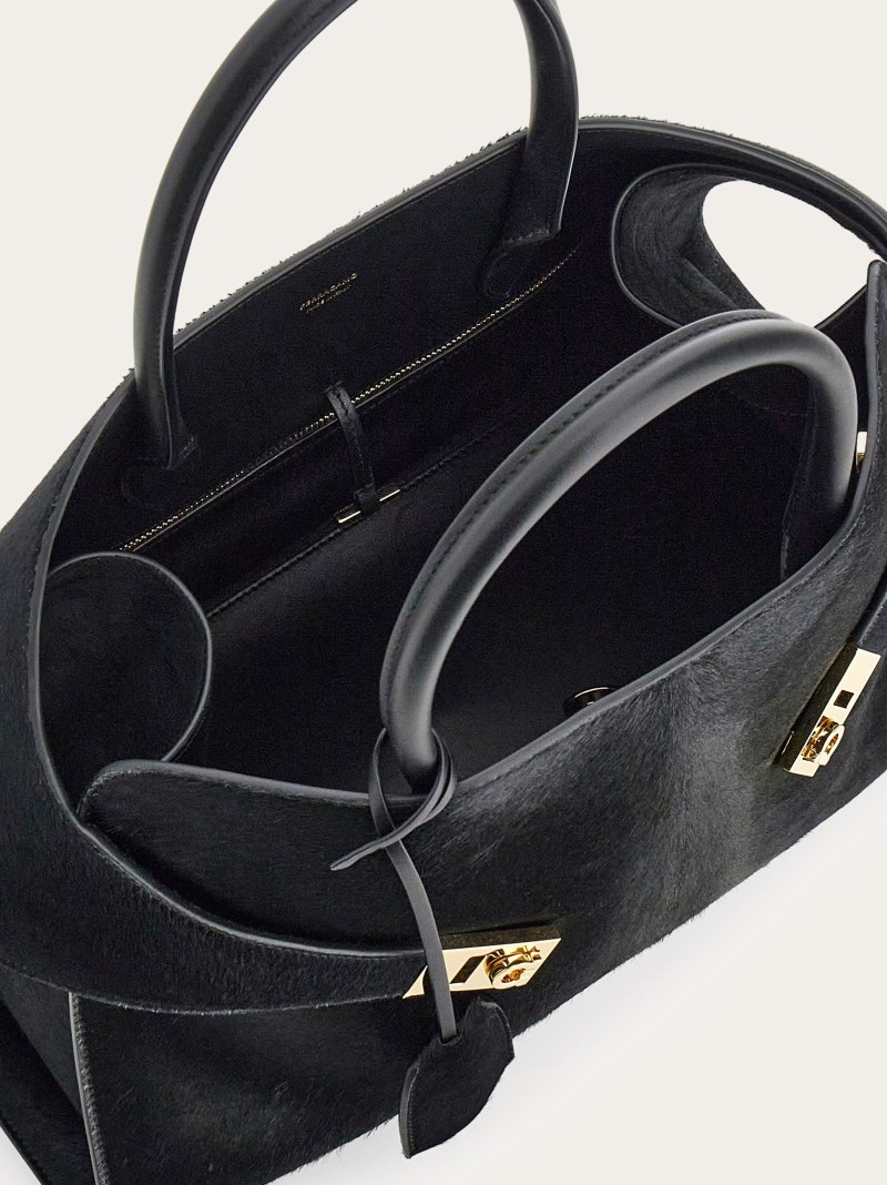 Ferragamo | Women's Hug Handbag - Black