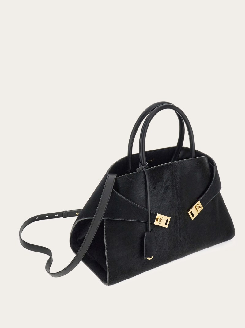 Ferragamo | Women's Hug Handbag - Black