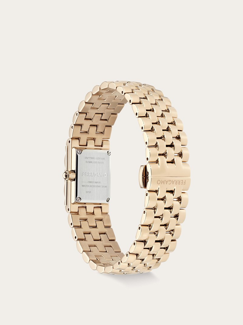 Ferragamo | Women's Secret Watch - Stainless Steel/Ip Rose Gold/Red