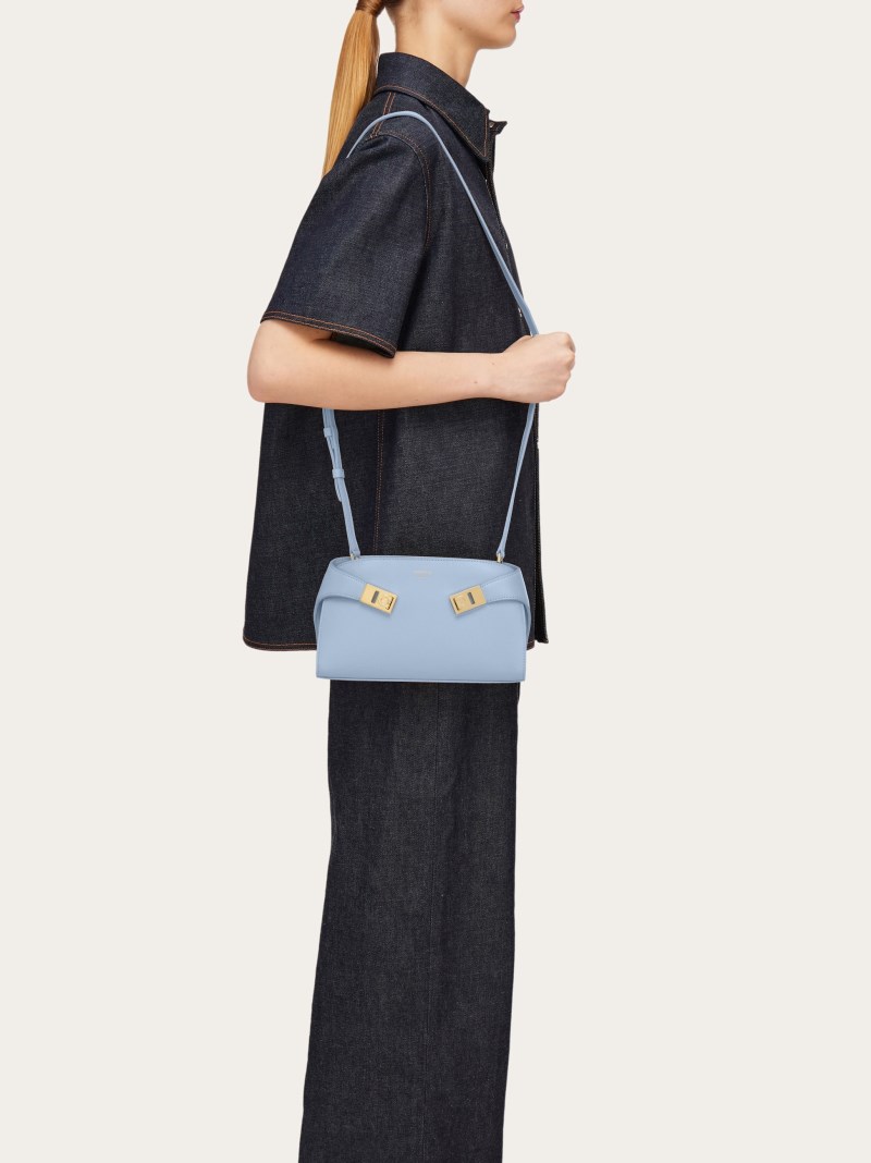 Ferragamo | Women's Hug Mini Crossbody Bag - Sky Blue