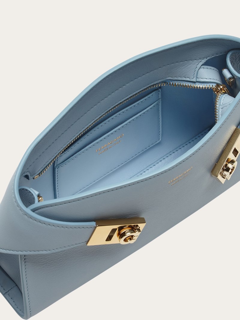 Ferragamo | Women's Hug Mini Crossbody Bag - Sky Blue