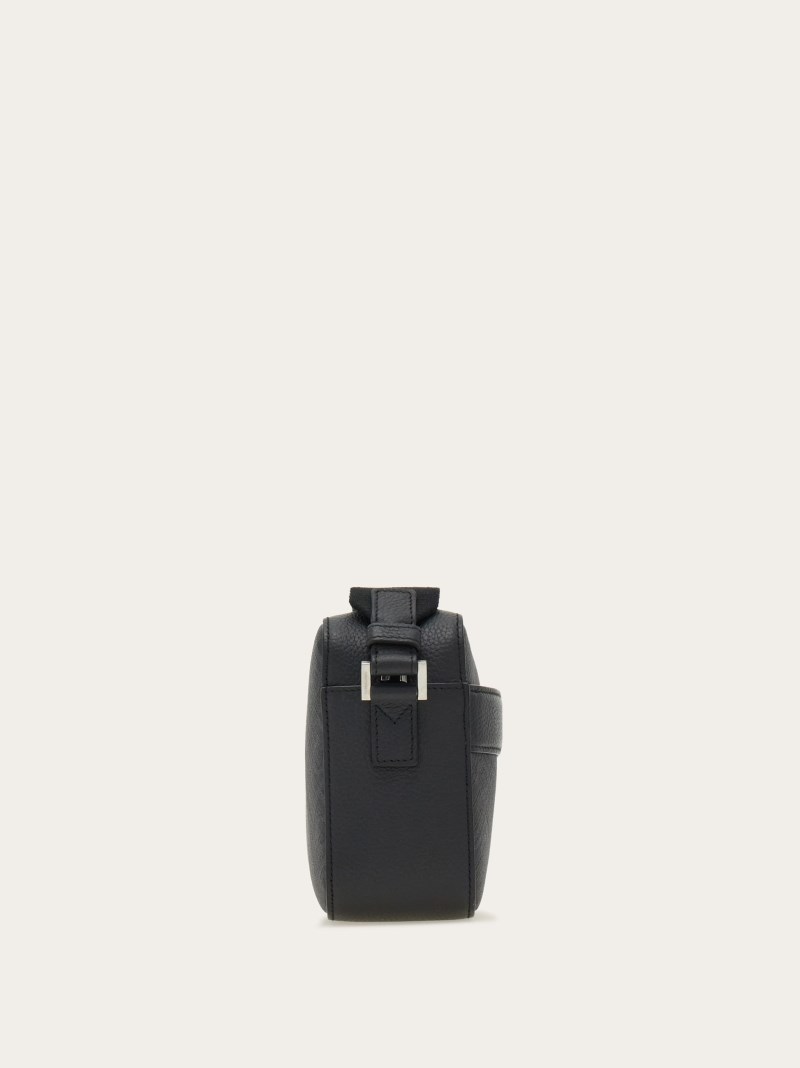 Ferragamo | Men's Crossbody Bag - Black/Grey