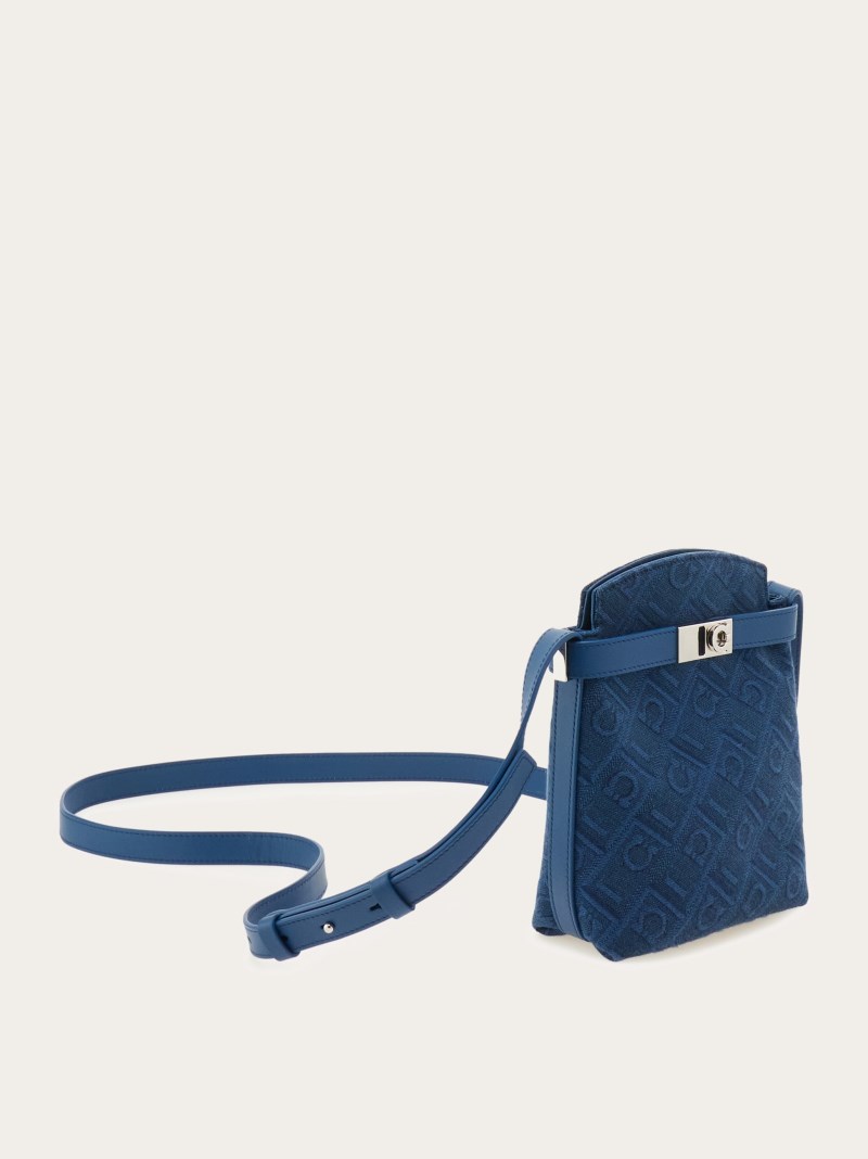 Ferragamo | Women's Hug Smartphone Holder - Teal Blue