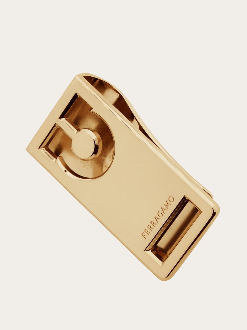 Ferragamo | Men's Money Clip - Light Gold