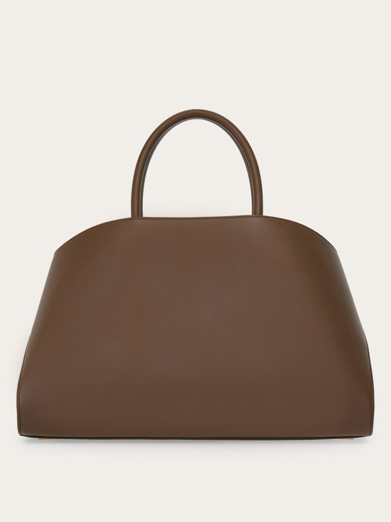 Ferragamo | Women's Hug Bicolor Handbag - Clay