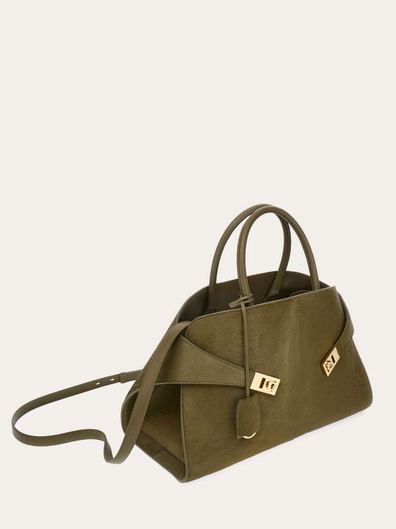 Ferragamo | Women's Hug Handbag - Olive Green