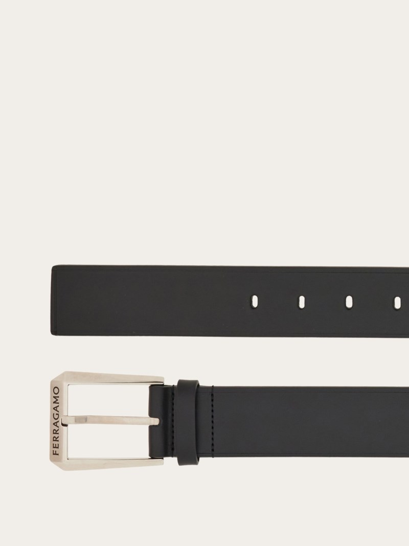 Ferragamo | Men's Fixed Belt - Black