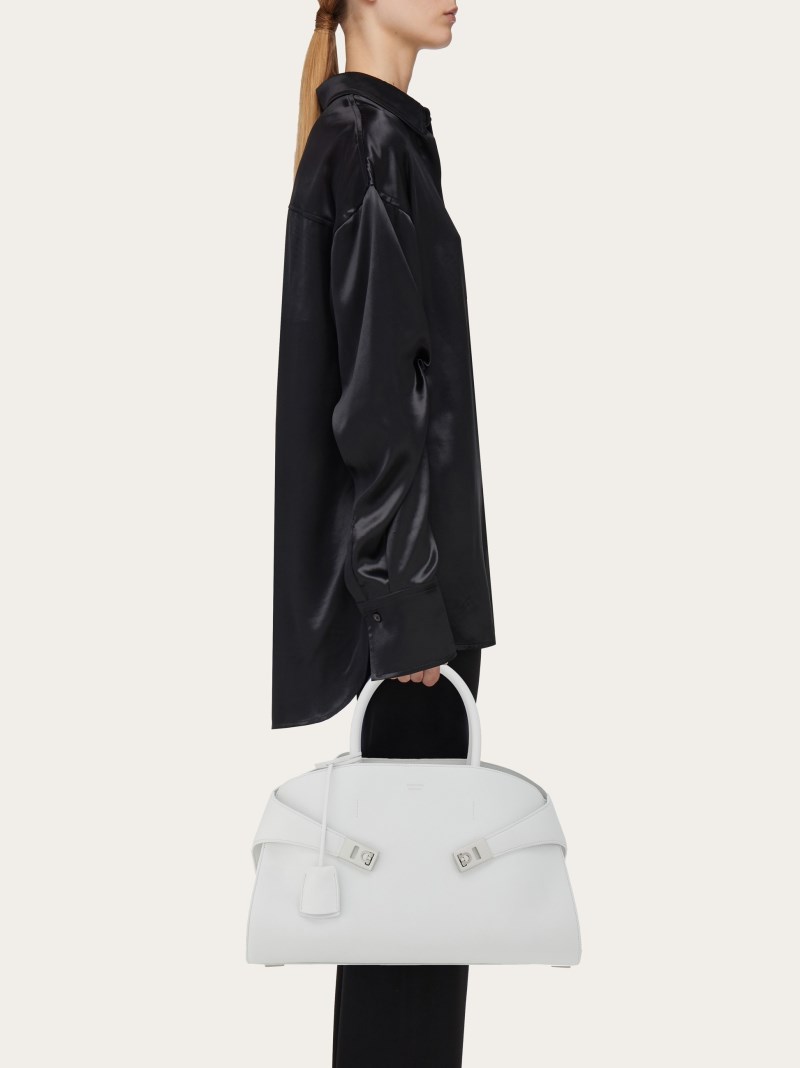 Ferragamo | Women's Hug Handbag - Optical White