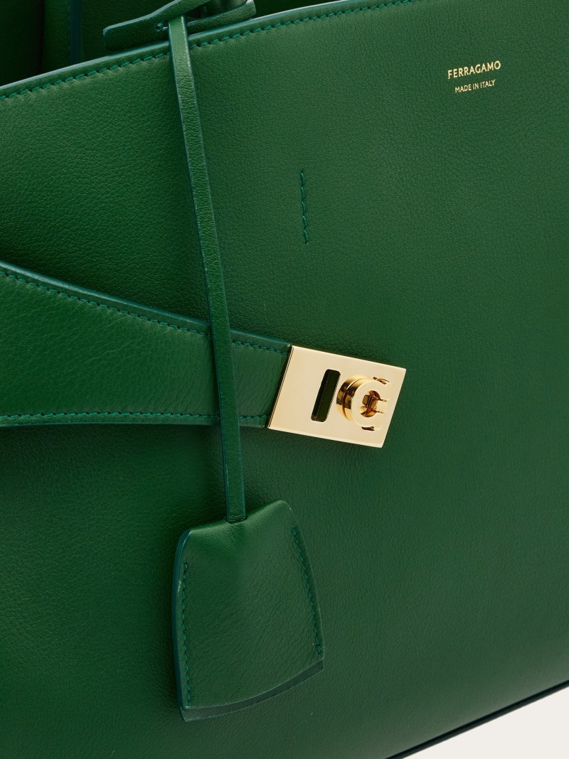 Ferragamo | Women's Hug Handbag - Forest Green