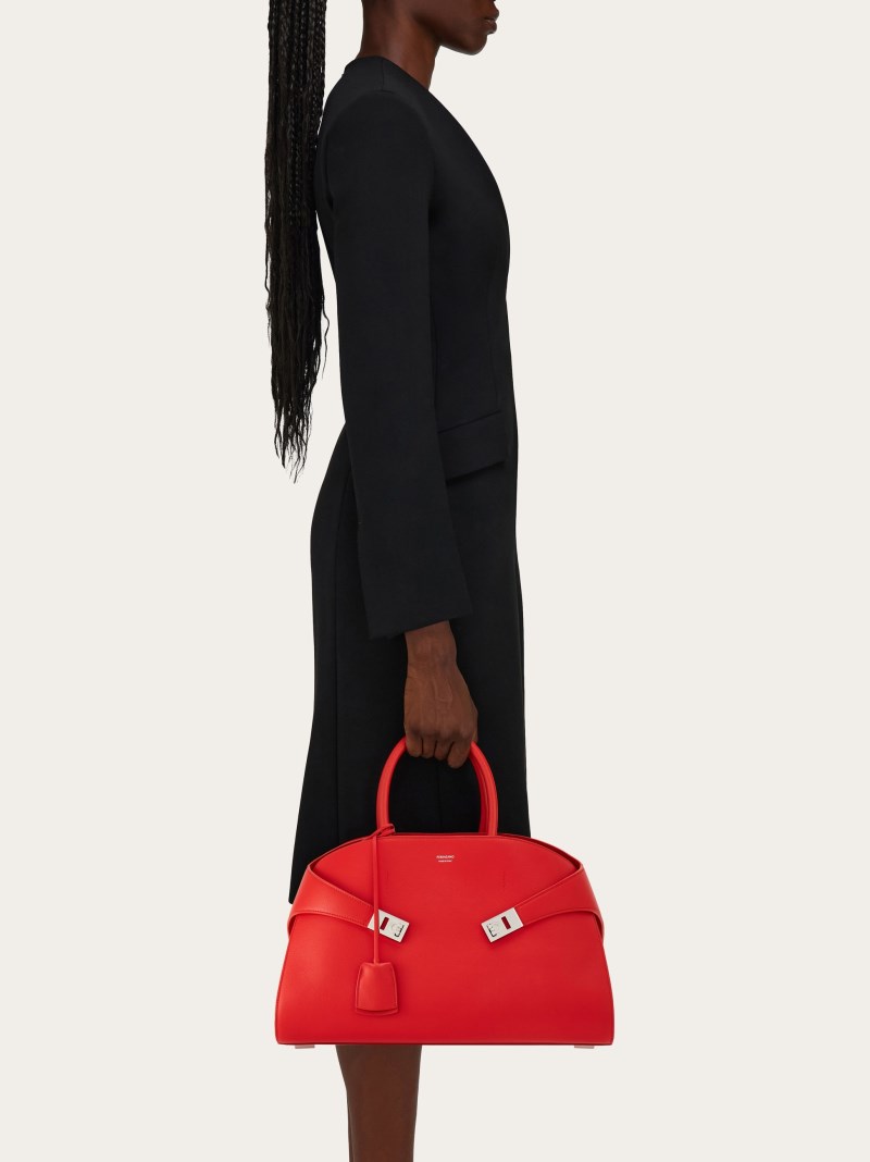 Ferragamo | Women's Hug Handbag - Flame Red