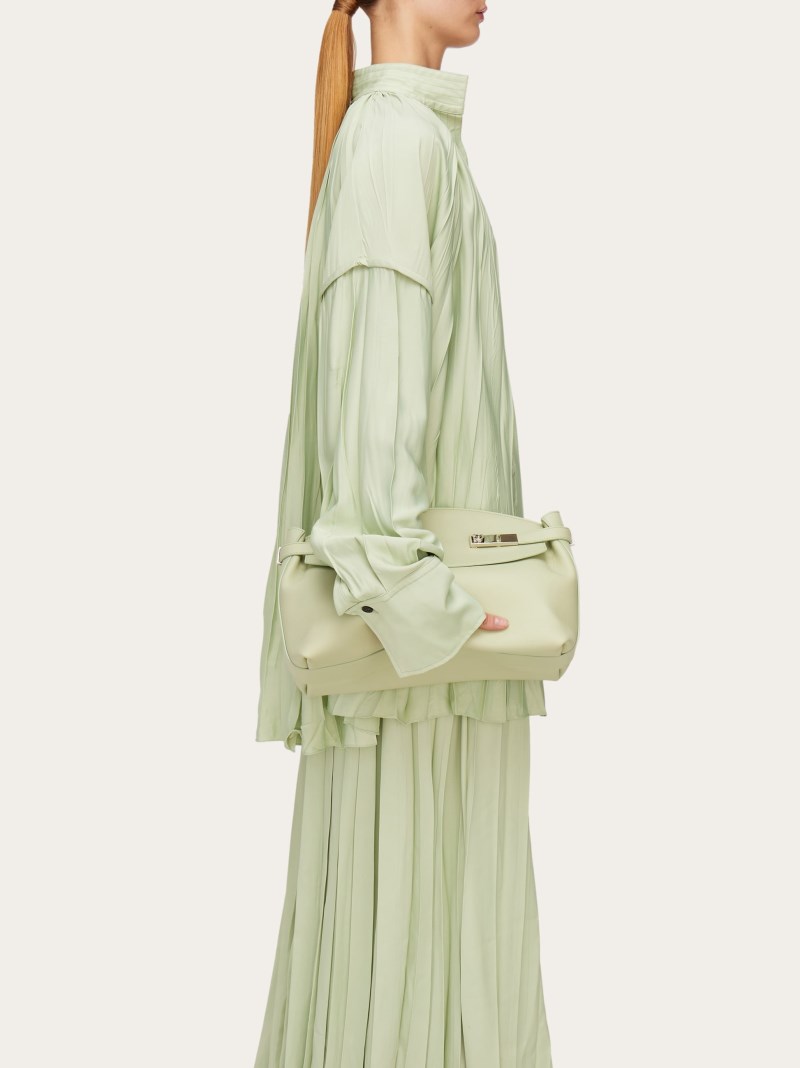 Ferragamo | Women's Hug Soft Crossbody Bag - Sage