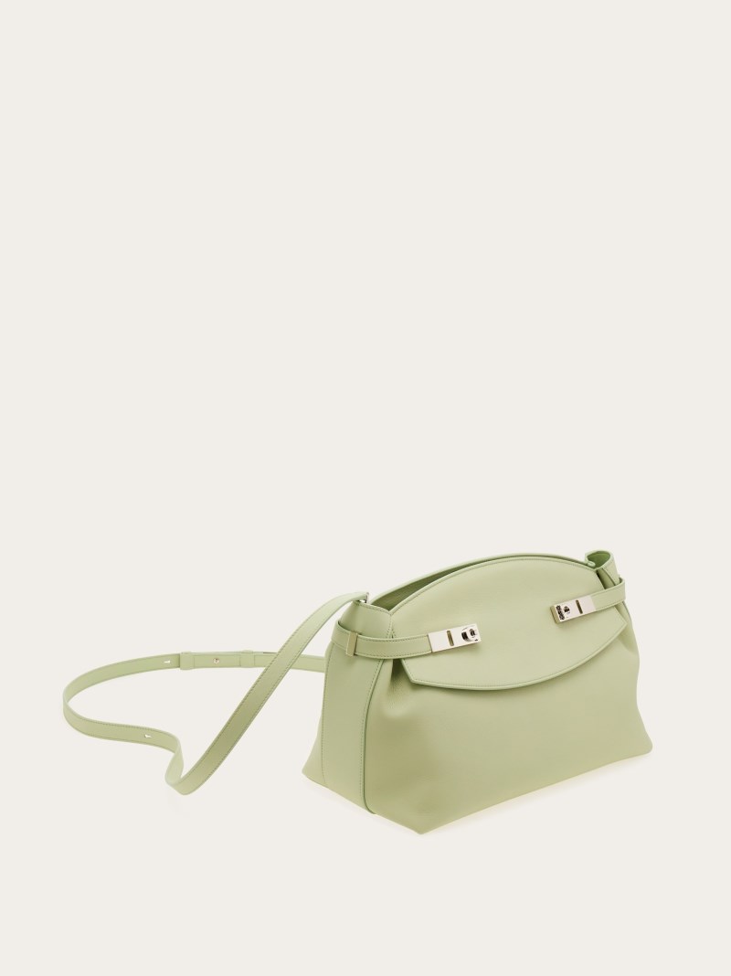 Ferragamo | Women's Hug Soft Crossbody Bag - Sage