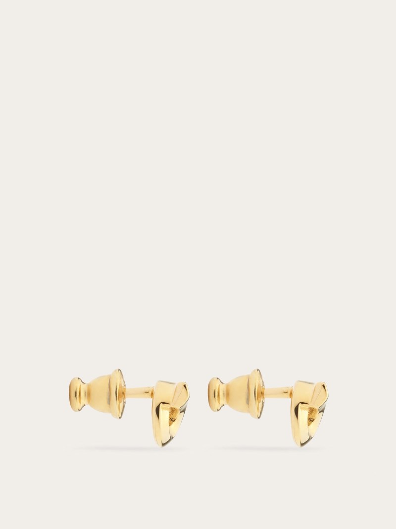 Ferragamo | Women's Gancini Earrings - Gold (Size 10)