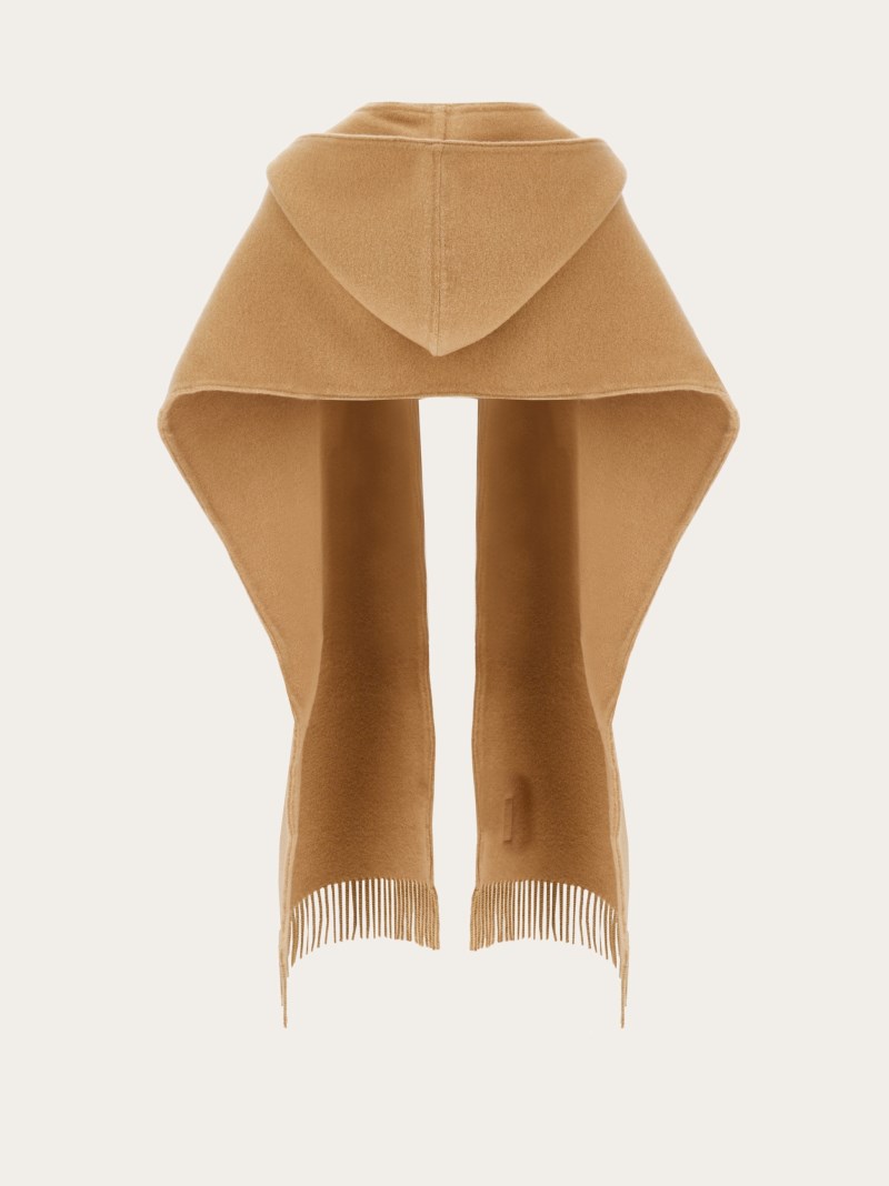 Ferragamo | Women's Hybrid Hooded Stole - Camel