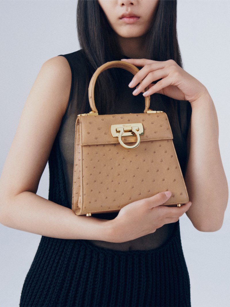 Ferragamo | Women's Iconic Top Handle - Camel