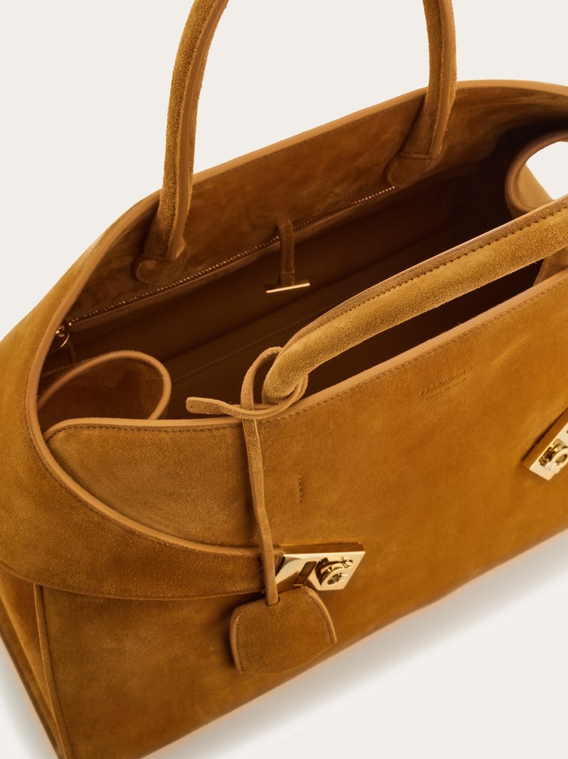 Ferragamo | Women's Hug Handbag - Natural Nude
