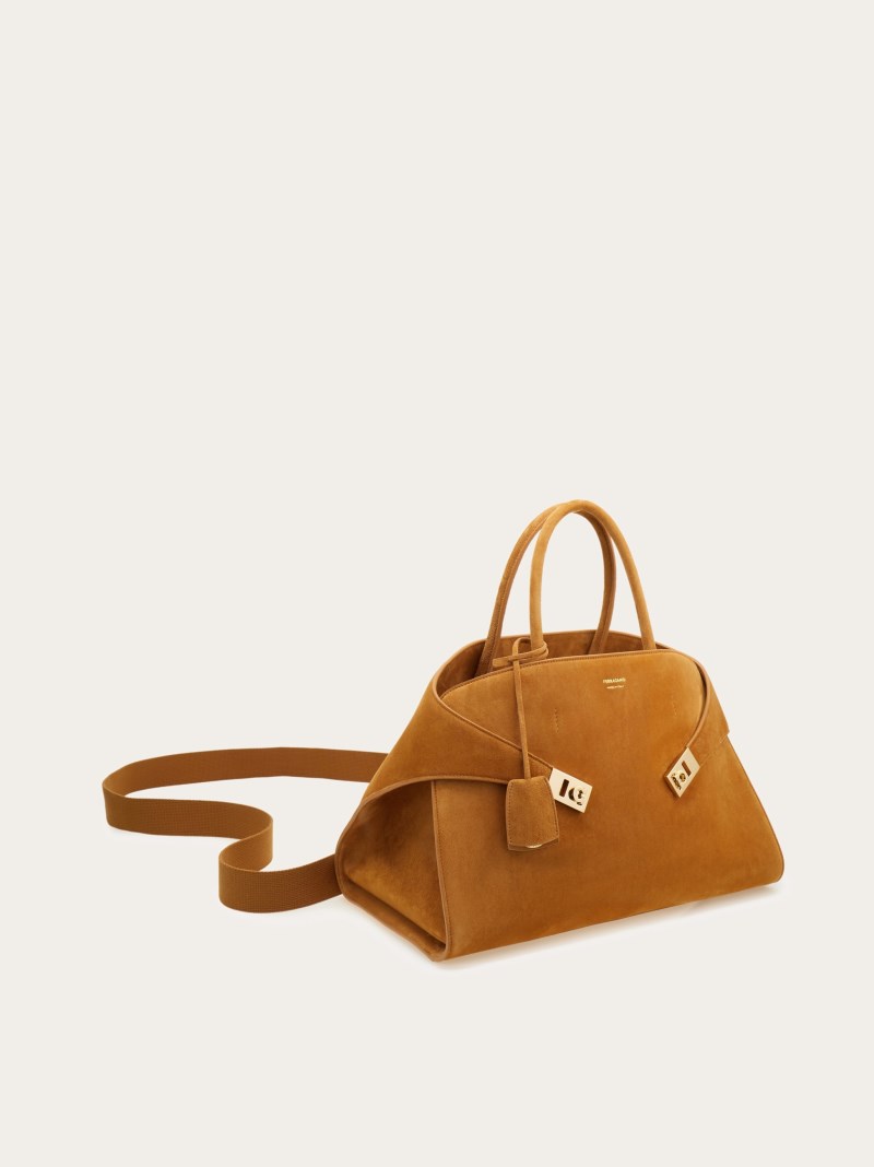 Ferragamo | Women's Hug Handbag - Natural Nude