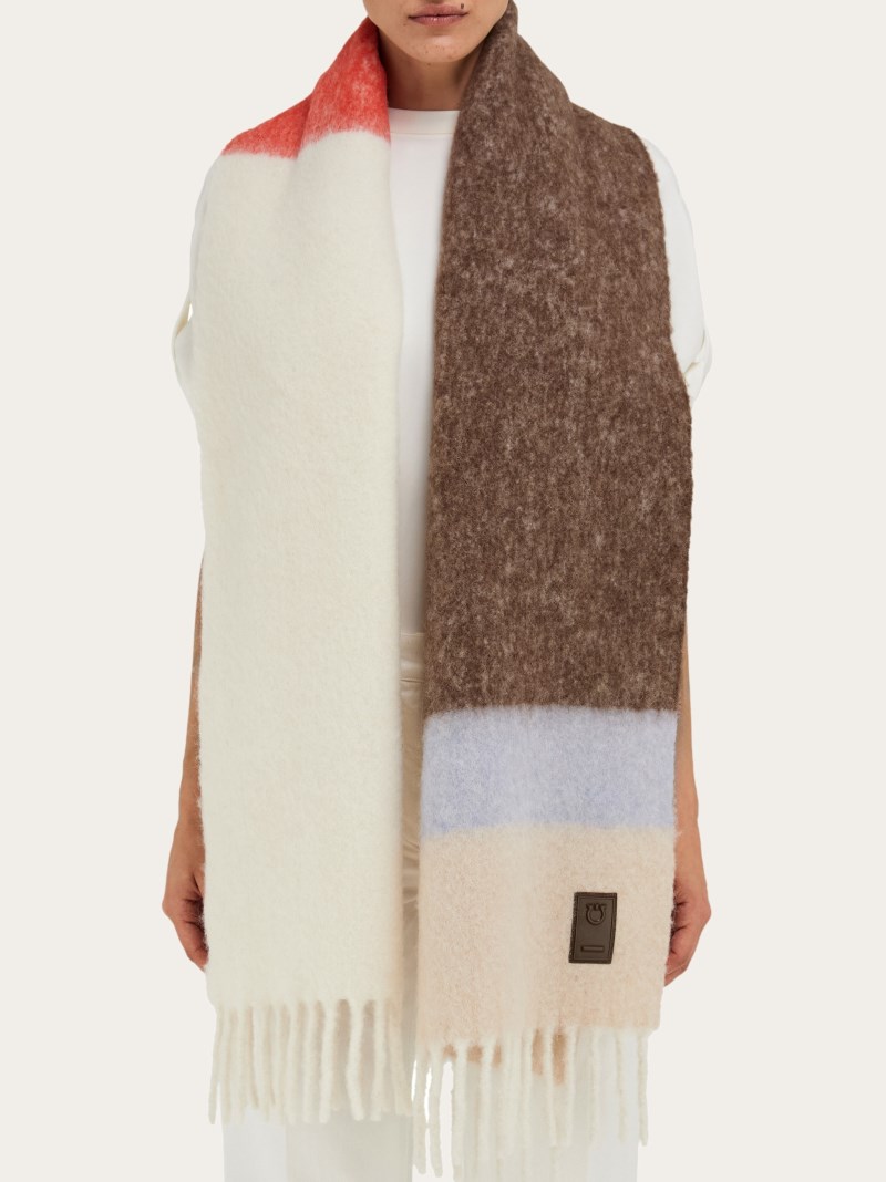 Ferragamo | Women's Alpaca-Blend Scarf - Mascarpone/Clay