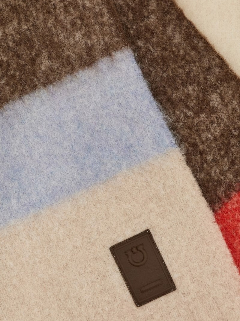 Ferragamo | Women's Alpaca-Blend Scarf - Mascarpone/Clay