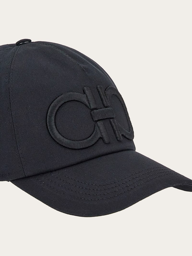 Ferragamo | Men's Gancini Baseball Cap - Black
